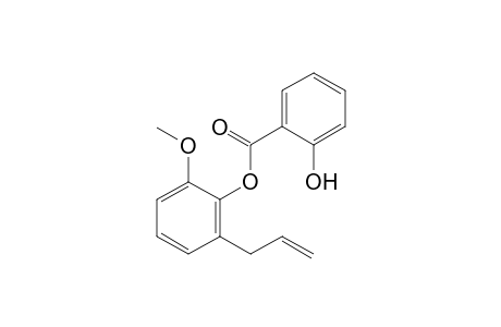 2-allyl-6-methoxyphenyl salicylate