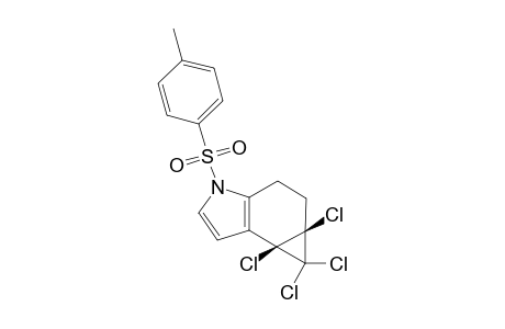(1aR,6bS)-1,1,1a,6b-Tetrachloro-4-(toluene-4-sulfonyl)-1,1a,2,3,4,6b-hexahydro-4-aza-cyclopropa[e]indene