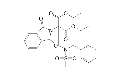 alpha-[(N-benzylmethanesulfonamido)methyl]-1,3-dioxo-2-isoindolinemalonic acid, diethyl ester