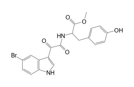 N-[(5-bromoindol-3-yl)glyoxyloyl]tyrosine, methyl ester