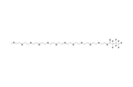 2-[2-[2-[2-[2-[2-[2-[2-[2-[2-(2-Methoxyethoxy)ethoxy]ethoxy]ethoxy]ethoxy]ethoxy]ethoxy]ethoxy]ethoxy]ethoxy]ethyl 2,2,3,3,4,4,4-heptafluorobutanoate