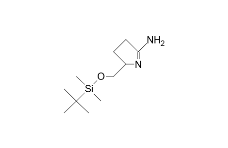 5-Amino-2-(T-butyl-dimethyl-silyloxymethyl)-3,4-dihydro-2H-pyrrolium cation