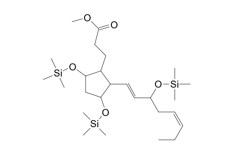 3-(2-(3-(trimethylsiloxy)-1(E),5(Z)-octa-dienyl)-3,5-di(trimethylsiloxy)cyclopentyl)propanoic acid methyl ester
