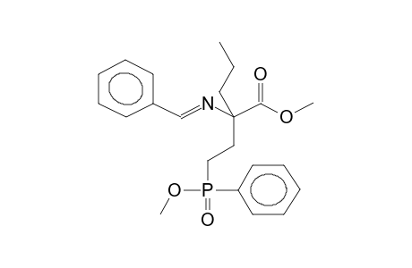METHYL 4-(PHENYLMETHOXYPHOSPHORYL)-2-PROPYL-2-BENZYLIDENAMINOBUTANOATE(ISOMERS MIXTURE)