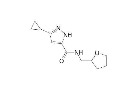 1H-Pyrazole-5-carboxamide, 3-cyclopropyl-N-[(tetrahydro-2-furanyl)methyl]-