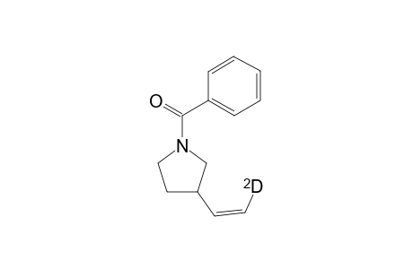 1-Benzoyl-3-{(Z)-[2-deuterio]ethenylpyrrolidine}