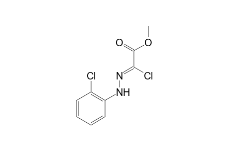 Acetic acid, chloro[(2-chlorophenyl)hydrazono]-, methyl ester