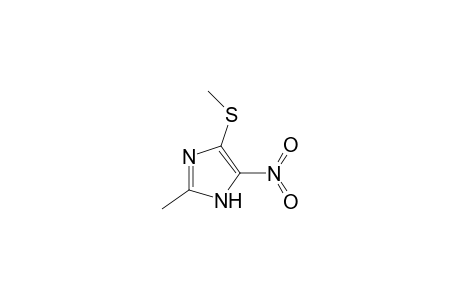 1H-Imidazole, 2-methyl-4-(methylthio)-5-nitro-