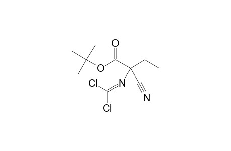 tert-Butyl 2-Cyano-2-(dichloromethyleneimino)butanoate