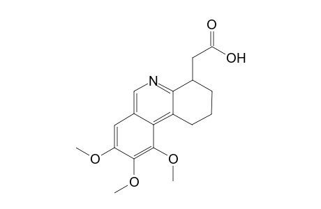 (7,8,9-Trimethoxy-2,3,4,4a,5,6-hexahydrophenanthridin-4-yl)acetic acid