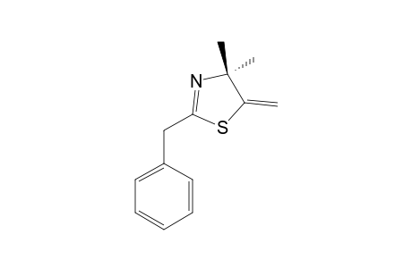 2-Benzyl-4,5-dihydro-4,4-dimethyl-5-methylidene-1,3-thiazole