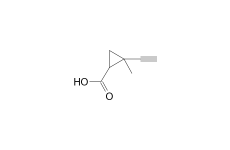 cyclopropanecarboxylic acid, 2-ethynyl-2-methyl-