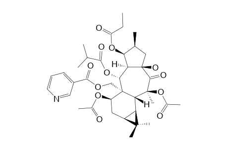 PREMYRSINOL-3-PROPANOATE-5-ISOBUTYRATE-7,13-DIACETATE-17-NICOTINOATE