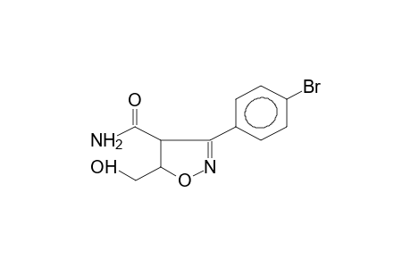 3-(4-BROMOPHENYL)-4-CARBAMOYL-5-HYDROXYMETHYLISOXAZOLINE