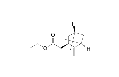 Bicyclo[3.1.1]heptane-3-acetic acid, 6,6-dimethyl-2-methylene-, ethyl ester, [1R-(1.alpha.,3.alpha.,5.alpha.)]-
