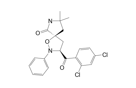 2-PHENYL-3-(2,4-DICHLOROBENZOYL)-6-OXO-8,8-DIMETHYL-1-OXA-2,7-DIAZASPIRO-[4.4]-NONANE