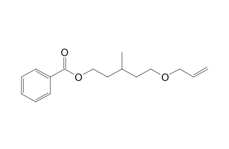 3-Methyl-5-(2-propenyloxy)pentyl benzoate