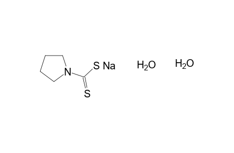 1-pyrrolidinecarbodithioic acid, sodium salt, dihydrate