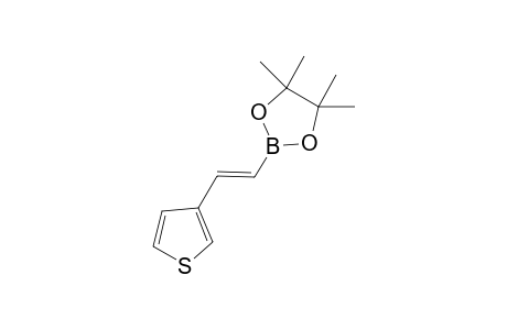 (E)-4,4,5,5-tetramethyl-2-(2-(thiophen-3-yl)vinyl)-1,3,2-dioxaborolane