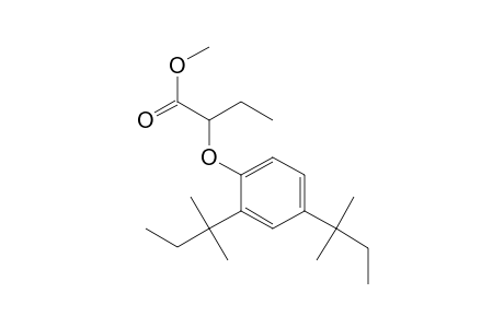 Butanoic acid, 2-[2,4-bis(1,1-dimethylpropyl)phenoxy]-, methyl ester