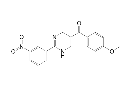 5-(4-Methoxybenzoyl)-2-(3-nitrophenyl)-1,4,5,6-tetrahydropyrimidine