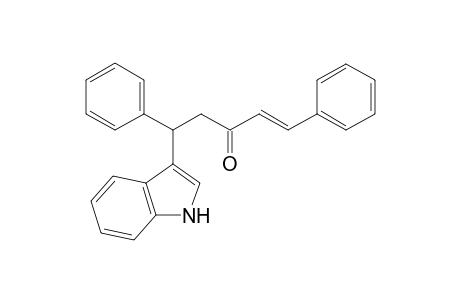 (E)-5-(1H-indol-3-yl)-1,5-diphenylpent-1-en-3-one
