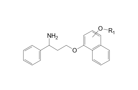 Dapoxetine-M (bis-nor-HO-naphthyl- glucuronide)