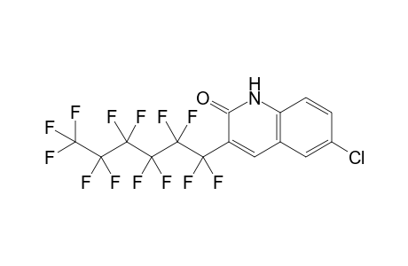 6-Chloranyl-3-[1,1,2,2,3,3,4,4,5,5,6,6,6-tridecakis(fluoranyl)hexyl]-1H-quinolin-2-one