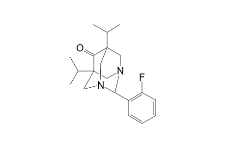2-(2-Fluoro-phenyl)-5,7-diisopropyl-1,3-diaza-tricyclo[3.3.1.1(3,7)]decan-6-one