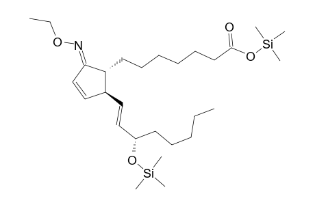7-[(1R,2E,5R)-2-ethoxyimino-5-[(E,3S)-3-trimethylsilyloxyoct-1-enyl]-1-cyclopent-3-enyl]heptanoic acid trimethylsilyl ester