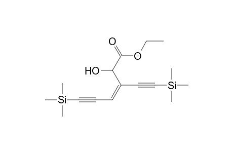 (Z)-2-hydroxy-6-trimethylsilyl-3-(2-trimethylsilylethynyl)hex-3-en-5-ynoic acid ethyl ester
