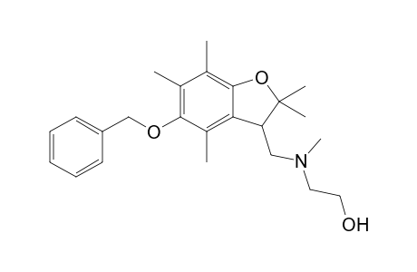 2-[N-(2,3-Dihydro-5-benzyloxy-2,2,4,6,7-pentamethylbenzofuran-3-ylmethyl)-N-methylamino]ethanol