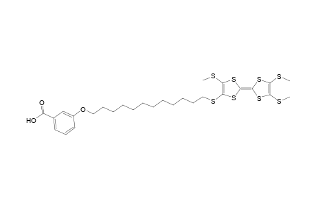 TTF Meta-6-Acid [4',4,5-Tri(methylthia)-5'-[12-(4-carboxybenzoyl)dodecylthia]tetrathiafulvalene]