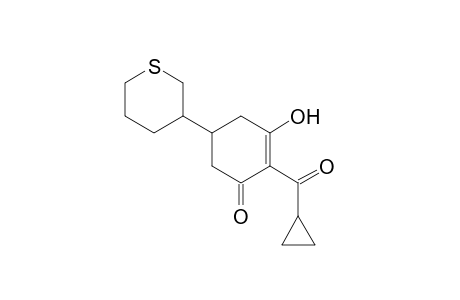 2-Cyclohexen-1-one, 2-(cyclopropylcarbonyl)-3-hydroxy-5-(tetrahydro-2H-thiopyran-3-yl)-