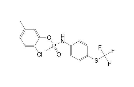 2-chloro-5-methylphenyl P-methyl-N-{4-[(trifluoromethyl)sulfanyl]phenyl}phosphonamidoate