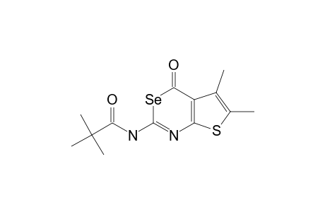 5,6-DIMETHYL-2-(2,2-DIMETHYLPROPANOYL)-AMINO-4H-THIENO-[2,3-D]-[1,3]-SELENAZINE-4-ONE