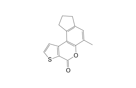 6-Methyl-9,10-dihydro-8H-5-oxa-3-thia-dicyclopenta[a,h]naphthalen-4-one