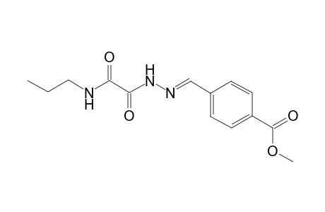 Oxalic acid, monoamide, monohydrazide, N-propyl-N''-(4-methoxycarbonylbenzylideno)-