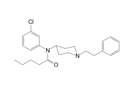 N-3-Chlorophenyl-N-[1-(2-phenylethyl)piperidin-4-yl]pentanamide