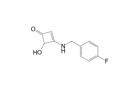 4-Hydroxy-3-(4-fluorobenzylamino)cyclobutenone