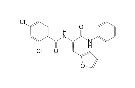 benzamide, 2,4-dichloro-N-[(E)-2-(2-furanyl)-1-[(phenylamino)carbonyl]ethenyl]-