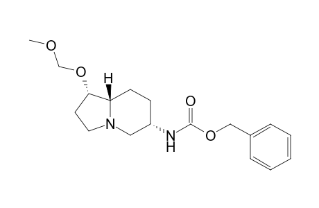 (1S,6S,8aS)-1-Methoxymethyloxy-6-(benzyloxycarbonylamino)octahydroindolizine