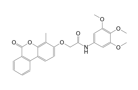acetamide, 2-[(4-methyl-6-oxo-6H-dibenzo[b,d]pyran-3-yl)oxy]-N-(3,4,5-trimethoxyphenyl)-