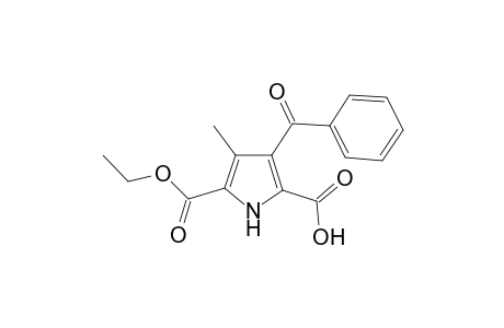 Pyrrole-2,5-dicarboxylic acid, 4-benzoyl-3-methyl-, 2-ethyl ester