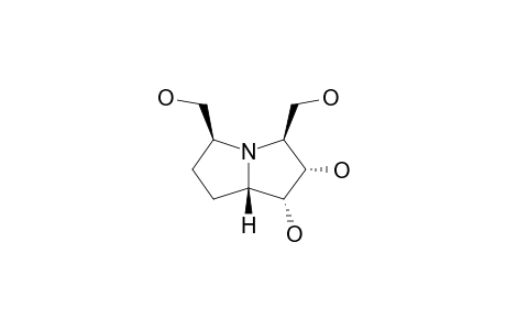 HYACINTHACINE-B1;(1S,2R,3R,5R,7AR)-1,2-DIHYDROXY-3,5-DIHYDROXY-METHYL-PYRROLIZIDINE