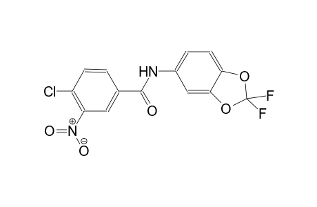 benzamide, 4-chloro-N-(2,2-difluoro-1,3-benzodioxol-5-yl)-3-nitro-