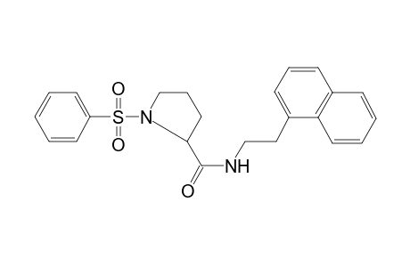 Pyrrolidine-2-carboxamide, N-[2-(1-naphthyl)ethyl]-1-phenylsulfonyl-