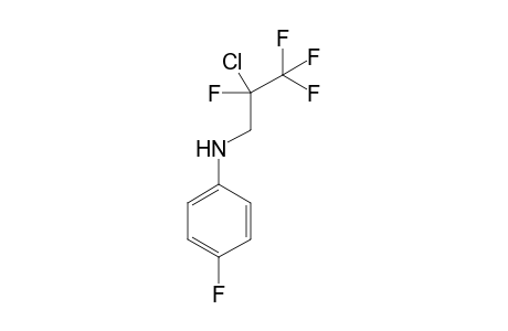 N-(2-Chloro-2,3,3,3-tetrafluoropropyl)-4-fluoroaniline