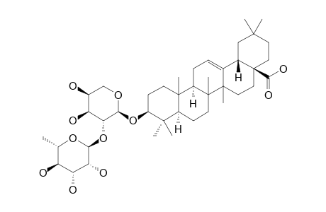 OLEANOLIC-ACID-3-O-ALPHA-L-RHAMNOPYRANOSYL-(1->2)-ALPHA-L-ARABINOPYRANOSIDE