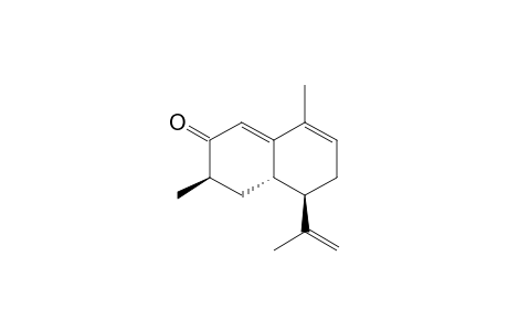 (3R,4aS,5R)-3,8-Dimethyl-5-isopropenyl-4,4a,5,6-tetrahydro-2(3H)-naphthalenone